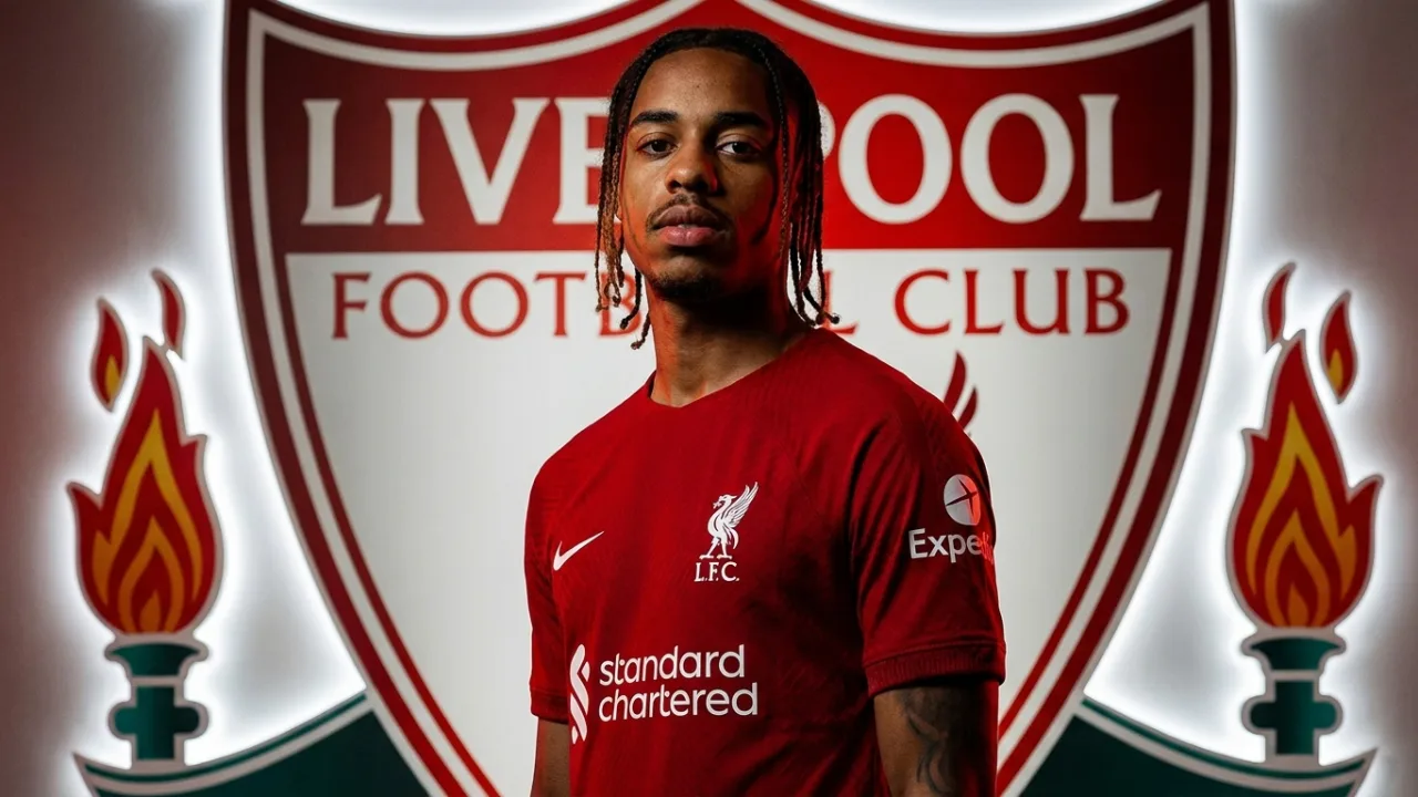Bradley Barcola in Liverpool